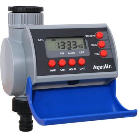 Programmateur Arrosage Minuterie Eau Contrôleur d’Irrigation pour Jardin，Electrovanne (1/5)