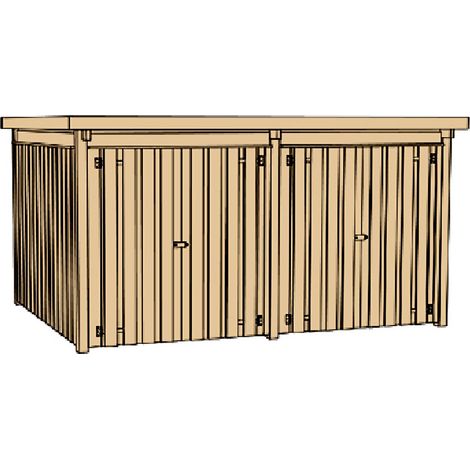 Lagerhaus 607 Variante 3 Doppelschuppen, B 389xT 288cm