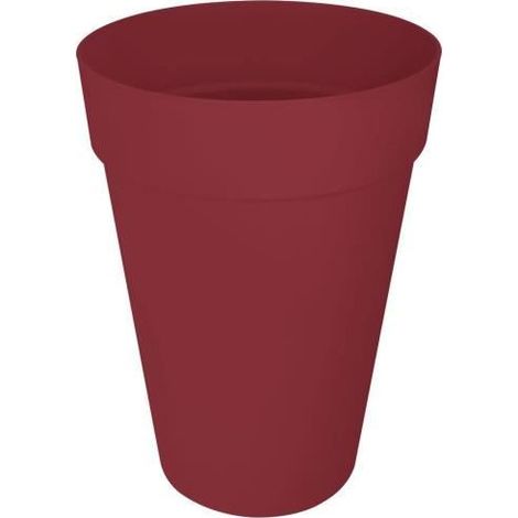 Pot de fleur - Elho - Loft Urban Rond - Haut 42 - Rouge - Ø 42 x H 56 cm - Extérieur - 100% recyclé (1/5)