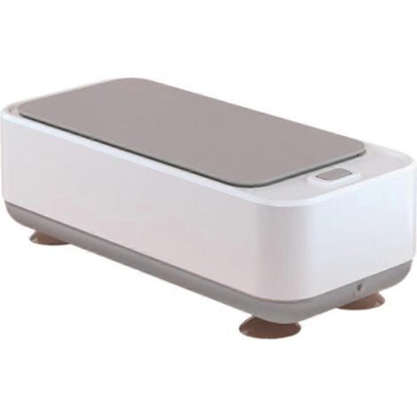 Machine de nettoyage à ultrasons antirouille, vibrations haute fréquence, pour lunettes, montres et bijoux - Blanc (1/5)