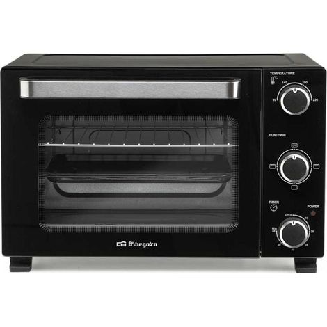 Horno de Sobremesa Orbegozo HO 282 28L 1500W con Temporizador y Doble Cristal