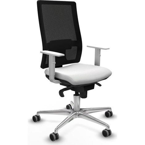 Piqueras y Crespo Horna Chaise de bureau blanc ergonomique (1/3)