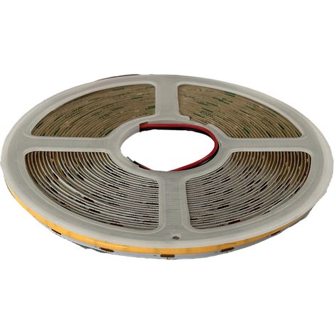 24V Striscia LED COB 11W/M, 10 Metri 480 LED/M 1000LM/M CRI≥90 IP20 Tagliabile, Disponibili 3000K 4000K 6500K (Bianco Caldo 3000K) (1/3)