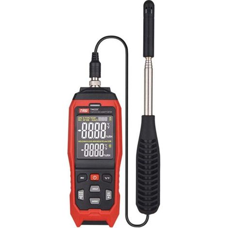 Trywise Thermomètre et hygromètre numérique portable haute précision TASI TA622C avec rétroéclairage LCD et fonction d'arrêt automatique (1/4)