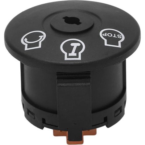 Interruptor de encendido para tractor cortacésped, ABS Metal 925-04228, estándar OE, alta resistencia, con 2 llaves para Cub Cadet RZT50 RZT-S46 RZT-S50 (1/5)