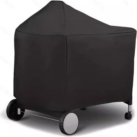 Weber Grillabdeckung für Performer Holzkohlegrill Premium und Deluxe, 22 Zoll, Schwarz