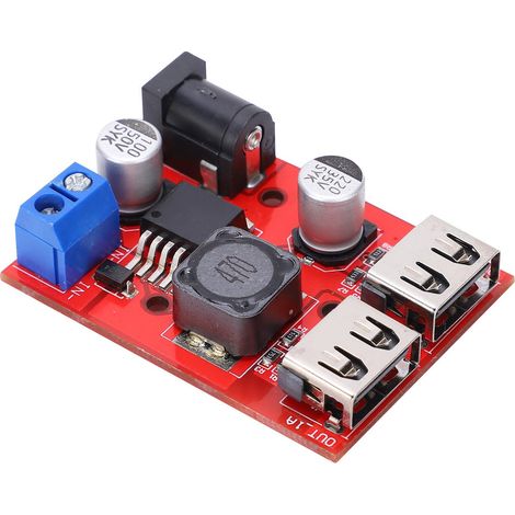 Module Buck 9V/12V/36V vers 5V réglable, alimentation régulée 3A, chargeur voiture, convertisseur abaisseur DC-DC (1/5)