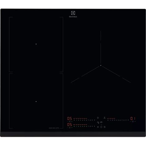 Piano cottura a induzione da 59 cm con 3 fuochi, nero - EIS67356 - Electrolux (1/4)
