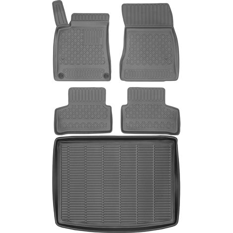 Juego de alfombrillas para coche y maletero para Mercedes Clase B III W247 (2018).