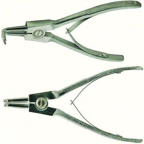 VIGOR - PINZE PER SEEGER CON ESTERNI PIEGATI 180MM