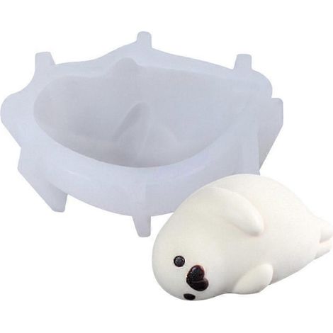 Moules en silicone 3D en forme de chat pour bougies et mousses, parfaits pour réaliser soi-même des puddings et des gâteaux à la gelée D0D2 B1H4 (1/5)