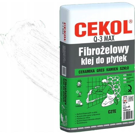 Adesivo per piastrelle Fibergel Q3 max 5 kg