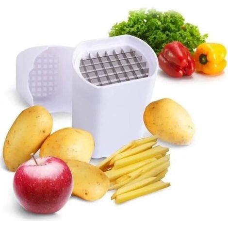 Coupe-Frites - Non spécifié - 1 pièce - Acier inoxydable - Design contemporain - Multifonctionnel (1/4)