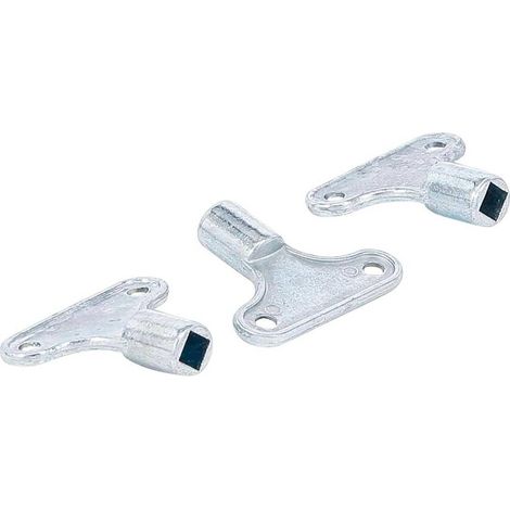 Jeu de Clés de Purge Radiateurs 3 pcs - Acier, Compact et Pratique, Pro - D-Work