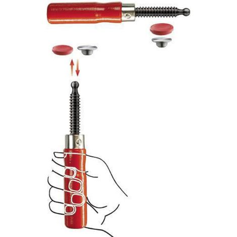 Bessey 3101390 Griff Misura della sporgenza:175 mm (1/4)