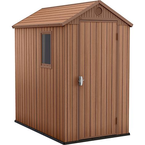 Keter Darwin 6 x 4ft Shed - Brown (1/5)
