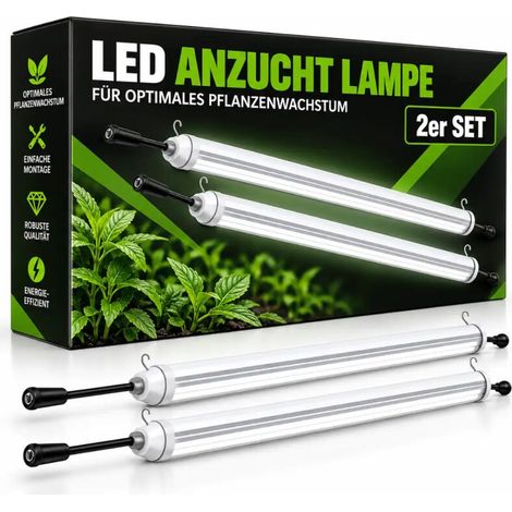 Solux 2x10 W 60 cm LED crescita – lampada per coltivazione crescita (1/5)