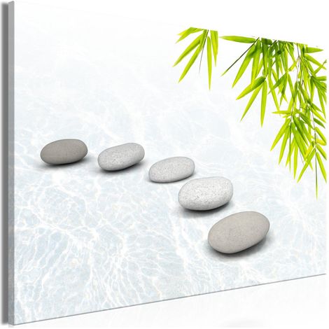 Tableau Stone Peace Wide - 120 x 80 cm (1/4)