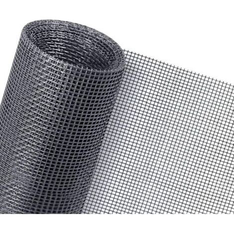 Moustiquaire Fenêtre Anti-Moustiques,130x150cm Moustiquaire Universelle pour Fenêt,Filet en Fibre de Verre Lgnifugation Durable