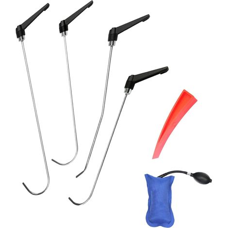 Lot de 4 tiges de dentition de voiture avec poignée rotative pour enlever les bosses (1/4)