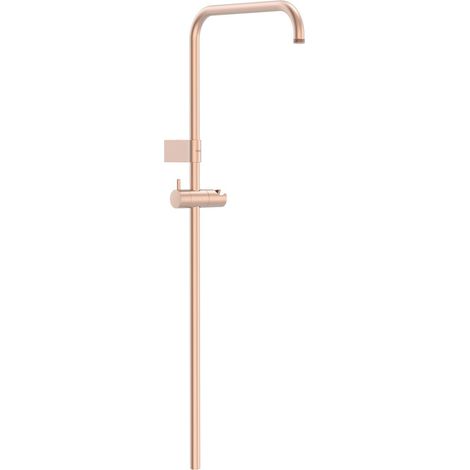 TRES 03463502OPM OVER-WALL Barra De Ducha Adaptable A Grifo Termostático Mural Con Conexión Compatible Oro Rosa Mate - ref: 03463502OPM