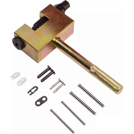 Kit d'outils pour rivets de chaîne de distribution d'arbre à cames de moteur automobile-- (1/5)