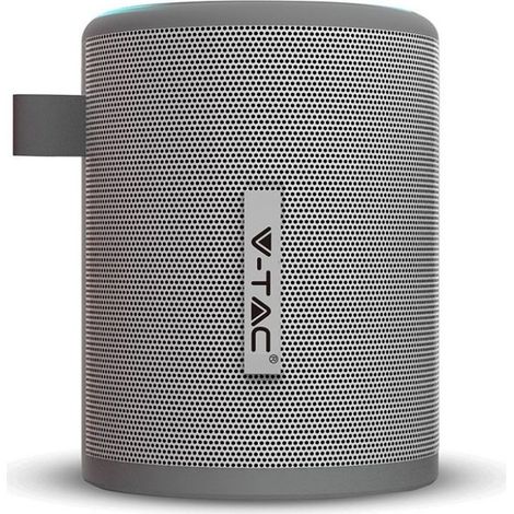 Speaker Bluetooth Portatile 4W con Microfono e Slot per Scheda TF Batteria da 1500mAh Colore Grigio (1/5)