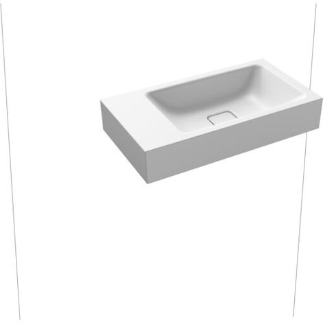 Kaldewei 908006013711 Lavabo mural CONO, M.3073 sans trop-plein 550x300 (1/2)