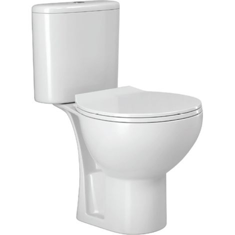 Pack WC Rimless sans bride à poser VENICE 71x68x35 cm-Blanc-Blanc-35 -- (1/5)