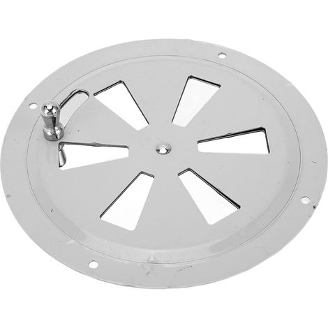 Grille de ventilation ronde en acier inoxydable 316 pour bateau, camping-car et véhicule (1/5)