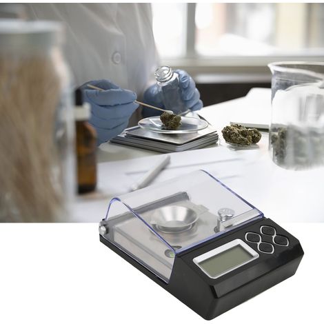 Balance électronique professionnelle de précision au milligramme près pour bijoux et poudres (20 g / 0,001 g) (1/5)