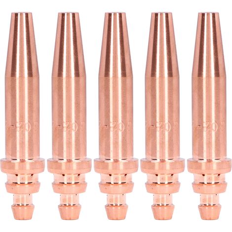 5 Embouts de coupe acétylène G02-2 pour chalumeau, pièces consommables accessoires machine intégrée (1/5)