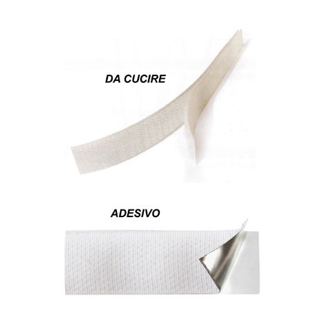 NASTRO VELCRO BIANCO Adesivo Uncino LedLeds