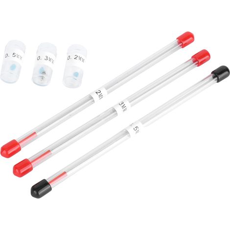 Aiguilles de rechange pour aérographe avec buse de 0,2/0,3/0,5 mm pour pistolet à peinture