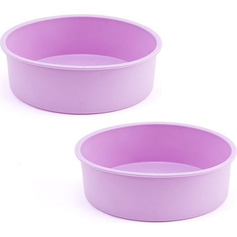 Runde Silikon-Brotform – 20 cm – Für Kuchen und Gebäck – 2er-Set (1/5)