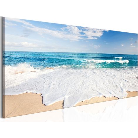 Tableau Imprimé "Beach on Captiva Island" 45 x 135 cm (1/2)