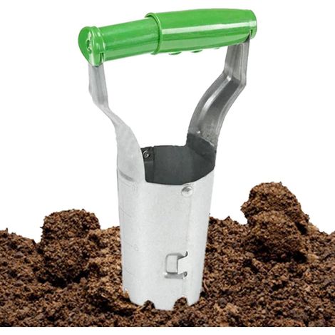 Transplanteur universel pour jardin - Planteur de bulbes - Transplanteur de fleurs, de tulipes et autres graines de jardin (1/5)