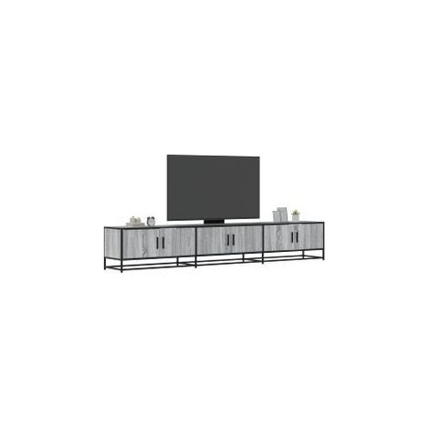 Meuble TV sonoma gris 240x35x41 bois d'ingénierie (1/5)