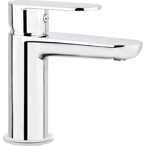 Miscelatore lavabo con riduzione della temperatura finitura cromo - Montain