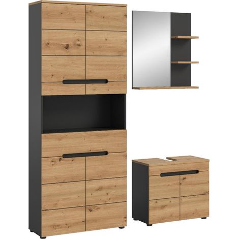 Canu Badmöbelset C4 Eiche Dekor, grau. (1/5)