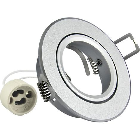 EAST OPAL runder Aluminiumrahmen, silber sandgestrahlt - 301567 (1/3)
