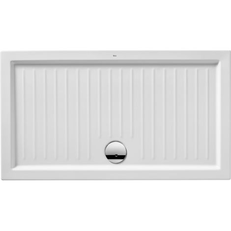 Roca - Piatto doccia 80x120 in ceramica senza piletta- Altezza: 5,5 cm (1/4)