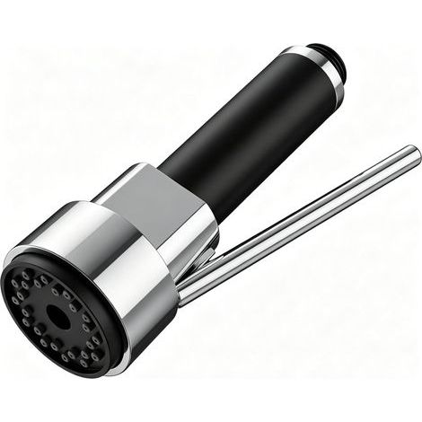 Douchette Cuisine Robinet D’évier Extractible Universel Tête Pulvérisation pour Bec Cuisinière Moderne Mitigeur Salle De Bain Tête de Pulvérisation Anti-éclaboussures avec Stop Eau, Chromé, G1/2" (1/5)