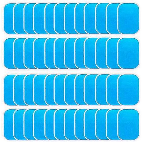 80 électrodes en gel pour appareil d'électrostimulation musculaire abdominale (1/5)