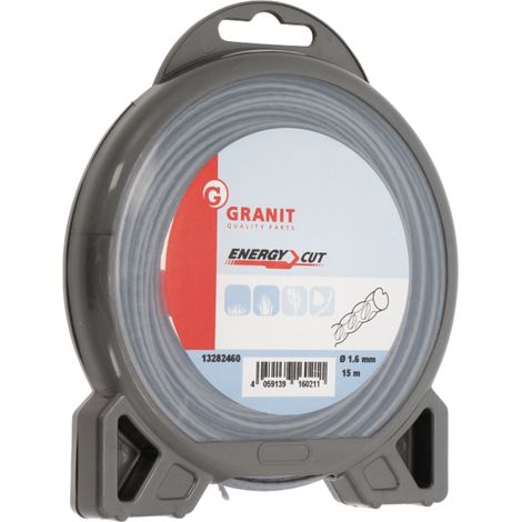 Hilo de nailon Energy Cut, espiral, 1,6 mm, 15 m (1/2)