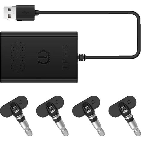 Sistema de control de presión de neumáticos, diseño impermeable, transmisión USB, sensores internos. (1/2)
