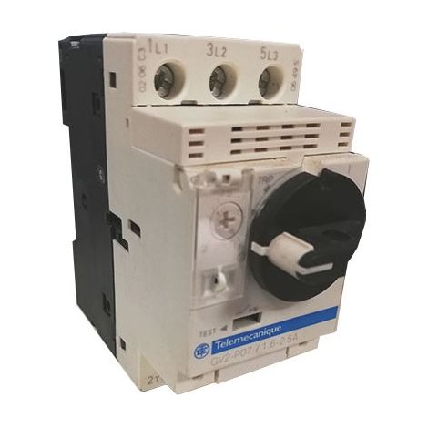 Telemecanique GV2P07 Motor circuit breaker 1.6-2.5A 3P 400V