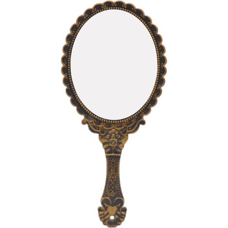 Bardusch-Miroir à main rétro avec poignée, miroir de maquillage et miroir de voyage (1/5)