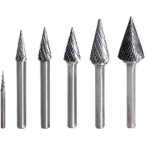 KS Tools HM Spitzkegel-Frässtift Form M, 8 mm