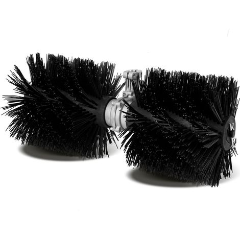 Spazzola per spazzatrice manuale 60cm barra dentata asciutto bagnato neve EBERTH (1/5)